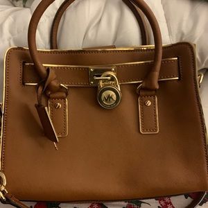 Brown and gold Michael Kors purse